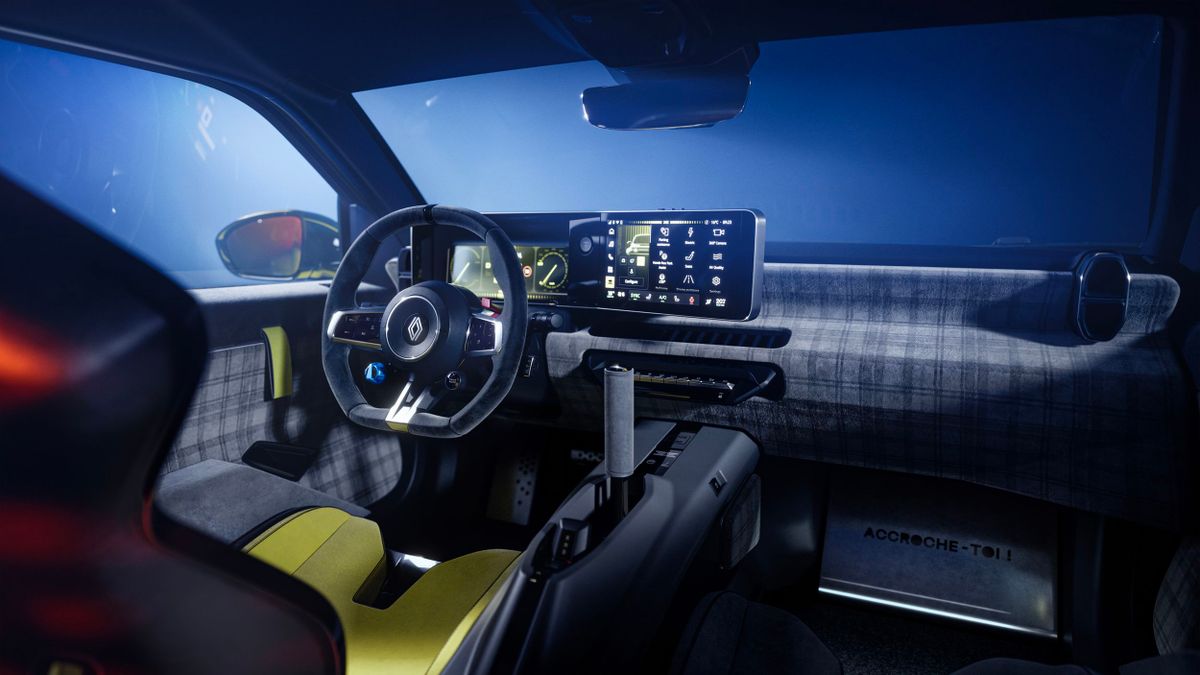 Renault 5. Панель приборов.