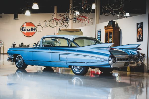 Cadillac Sixty Special 1959. Carrosserie, extérieur. Berline sans pilier central, 7 génération