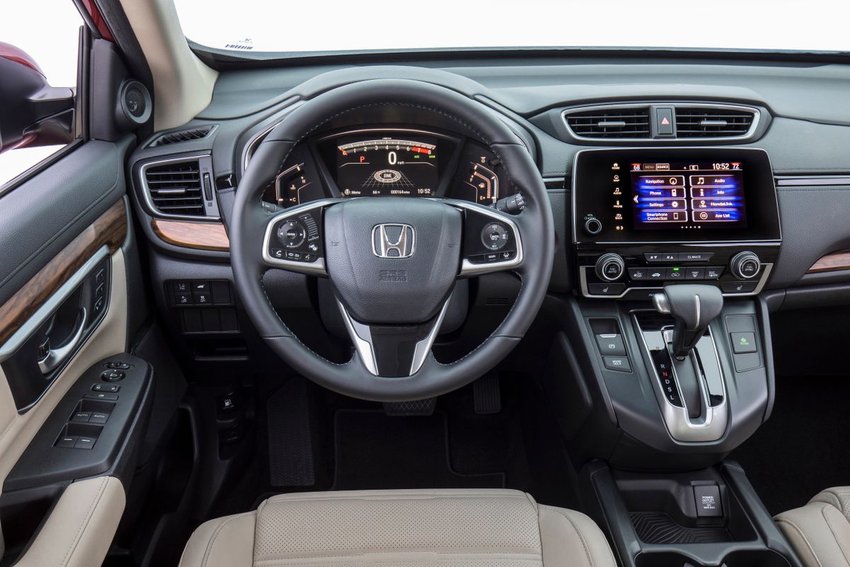 Хонда CR-V 2016. Панель приборов. Внедорожник 5 дв., 5 поколение