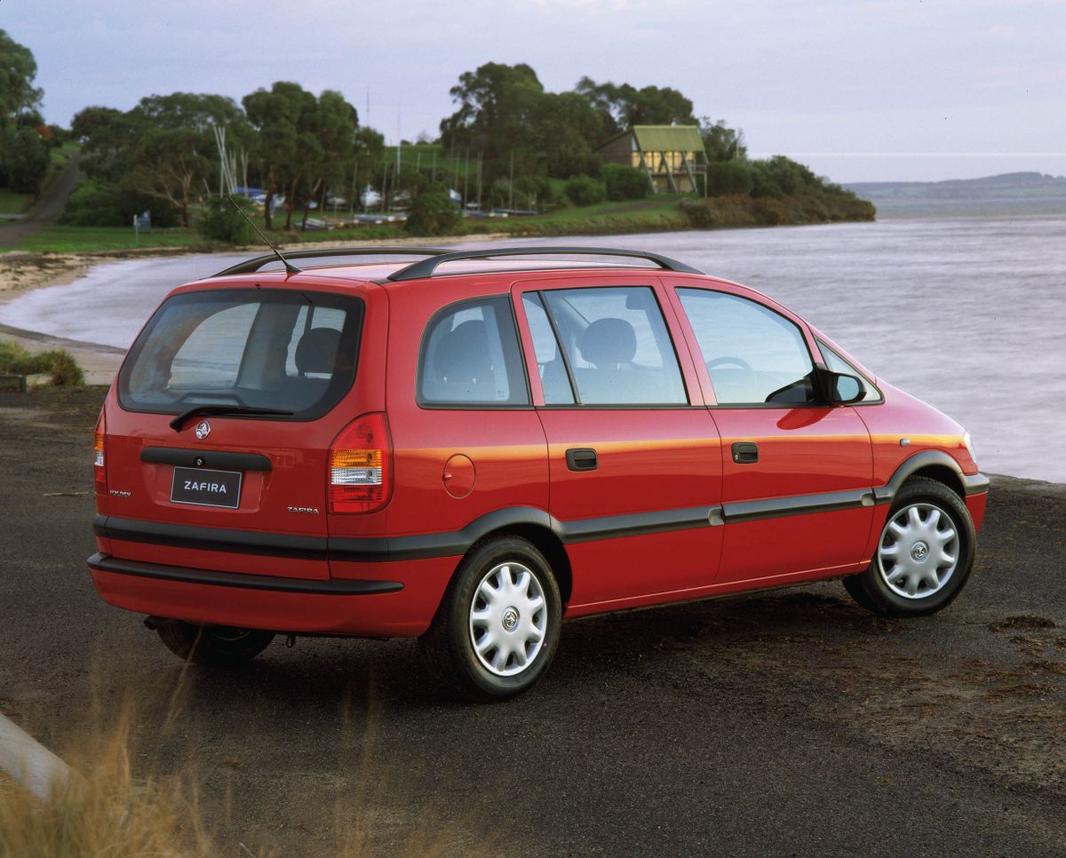 Holden Zafira 2001. Carrosserie, extérieur. Compact Van, 1 génération