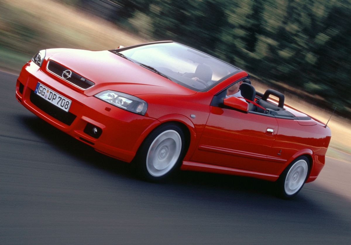 Opel Astra OPC 2002. Carrosserie, extérieur. Cabriolet, 1 génération, restyling