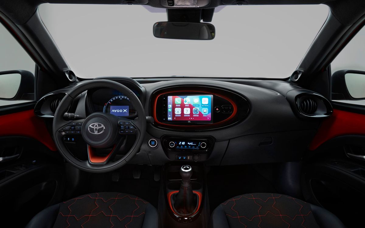 Toyota Aygo 2021. Front seats. Mini 5-doors, 3 generation