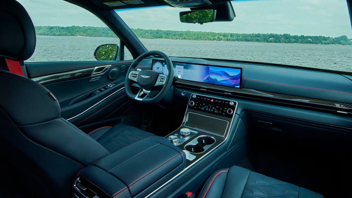 Genesis GV80 Coupe 2023. Передние сидения. Кроссовер Купе, 1 поколение