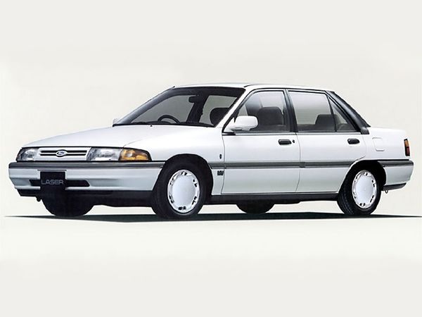 Ford Laser 1989. Carrosserie, extérieur. Berline, 3 génération