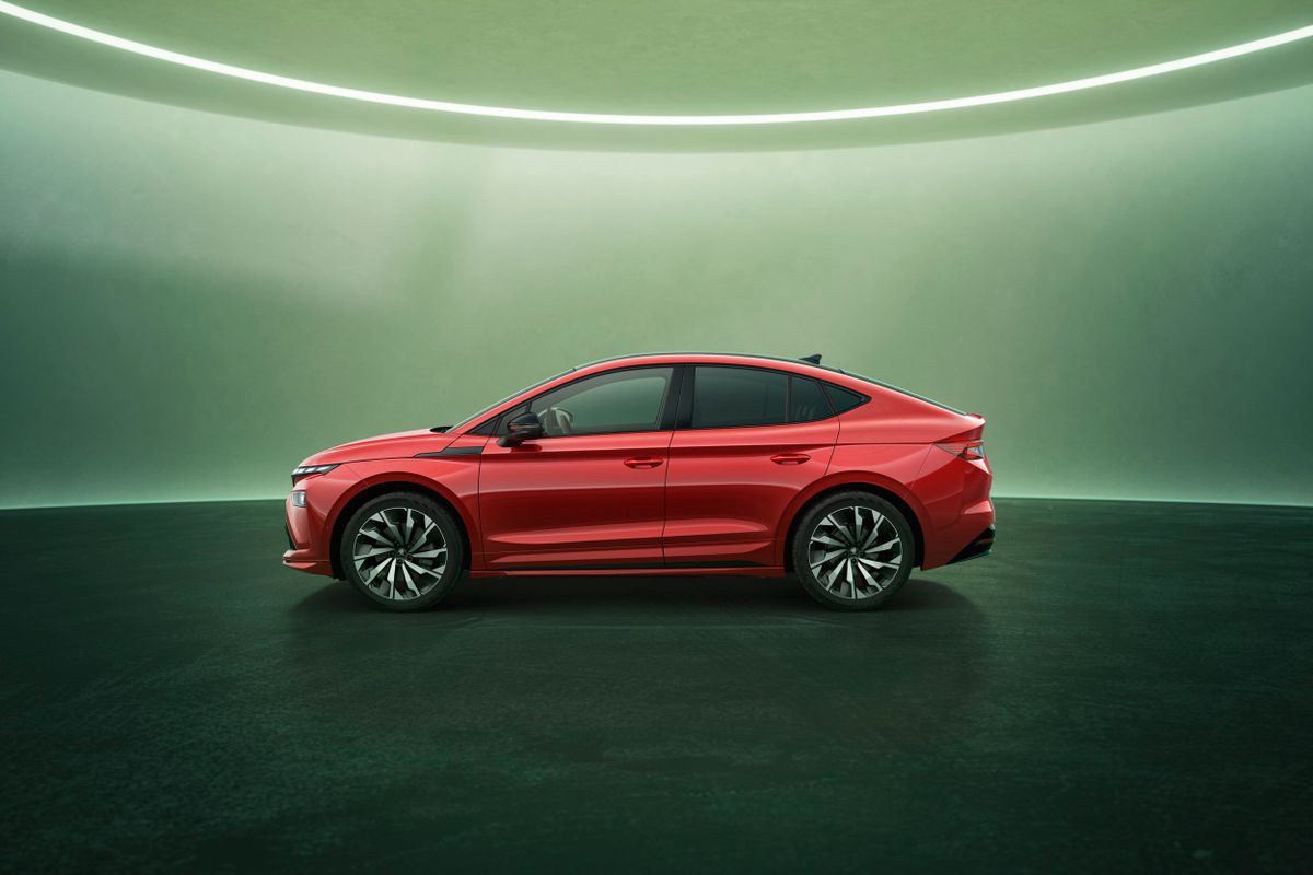 Skoda Enyaq Coupe iV 2025. Кузов, экстерьер. Кроссовер Купе, 1 поколение, рестайлинг