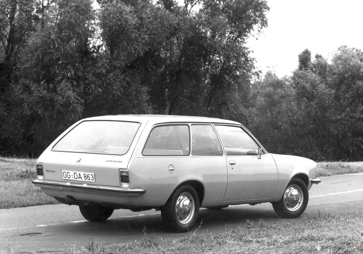 Opel Rekord 1972. Carrosserie, extérieur. Break 3-portes, 4 génération