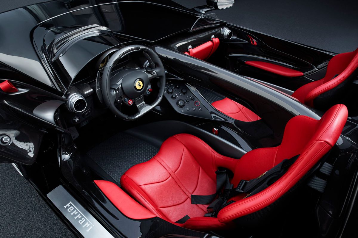 Ferrari Monza SP2 2019. Siéges avants. Speedster, 1 génération