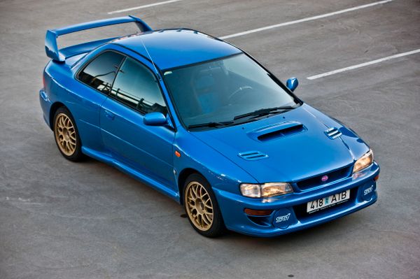 Subaru Impreza WRX 1992. Carrosserie, extérieur. Coupé, 1 génération