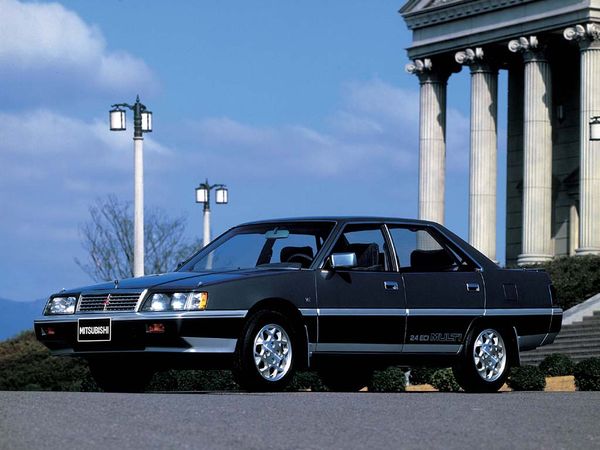 Mitsubishi Sapporo 1987. Carrosserie, extérieur. Berline, 2 génération