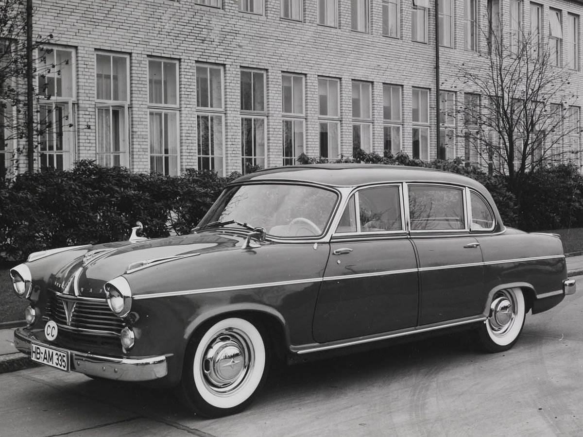 Боргвард Hansa 2400 1957. Кузов, экстерьер. Седан, 3 поколение