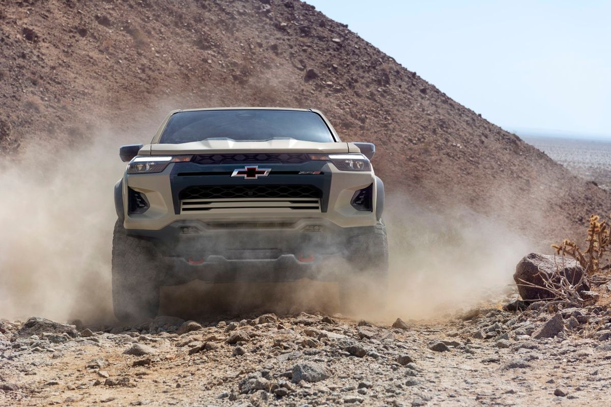 Chevrolet Colorado 2023. Кузов, экстерьер. Пикап Двойная кабина, 3 поколение