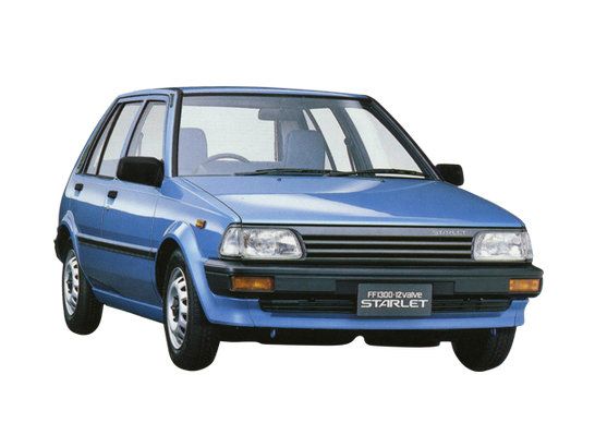 Toyota Starlet 1984. Carrosserie, extérieur. Mini 5-portes, 3 génération