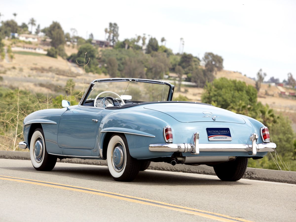 مرسيدس بنز 190 SL 1955. الهيكل، المظهر الخارجي. رودستر, 1 الجيل