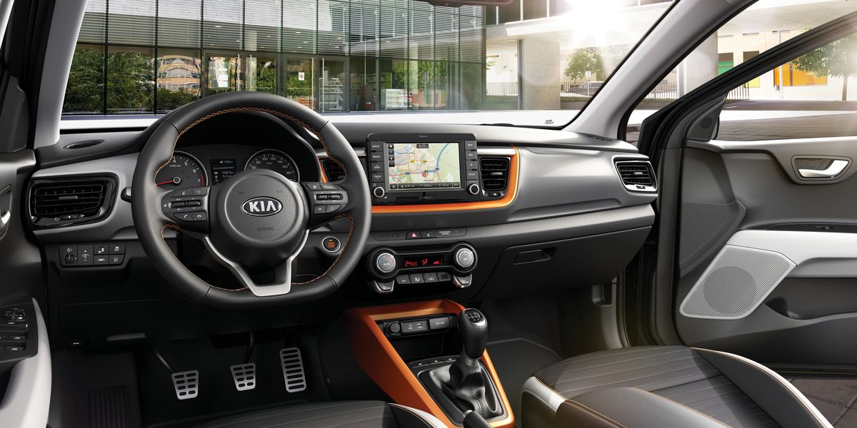 Kia Stonic 2017. Front seats. SUV 5-doors, 1 generation