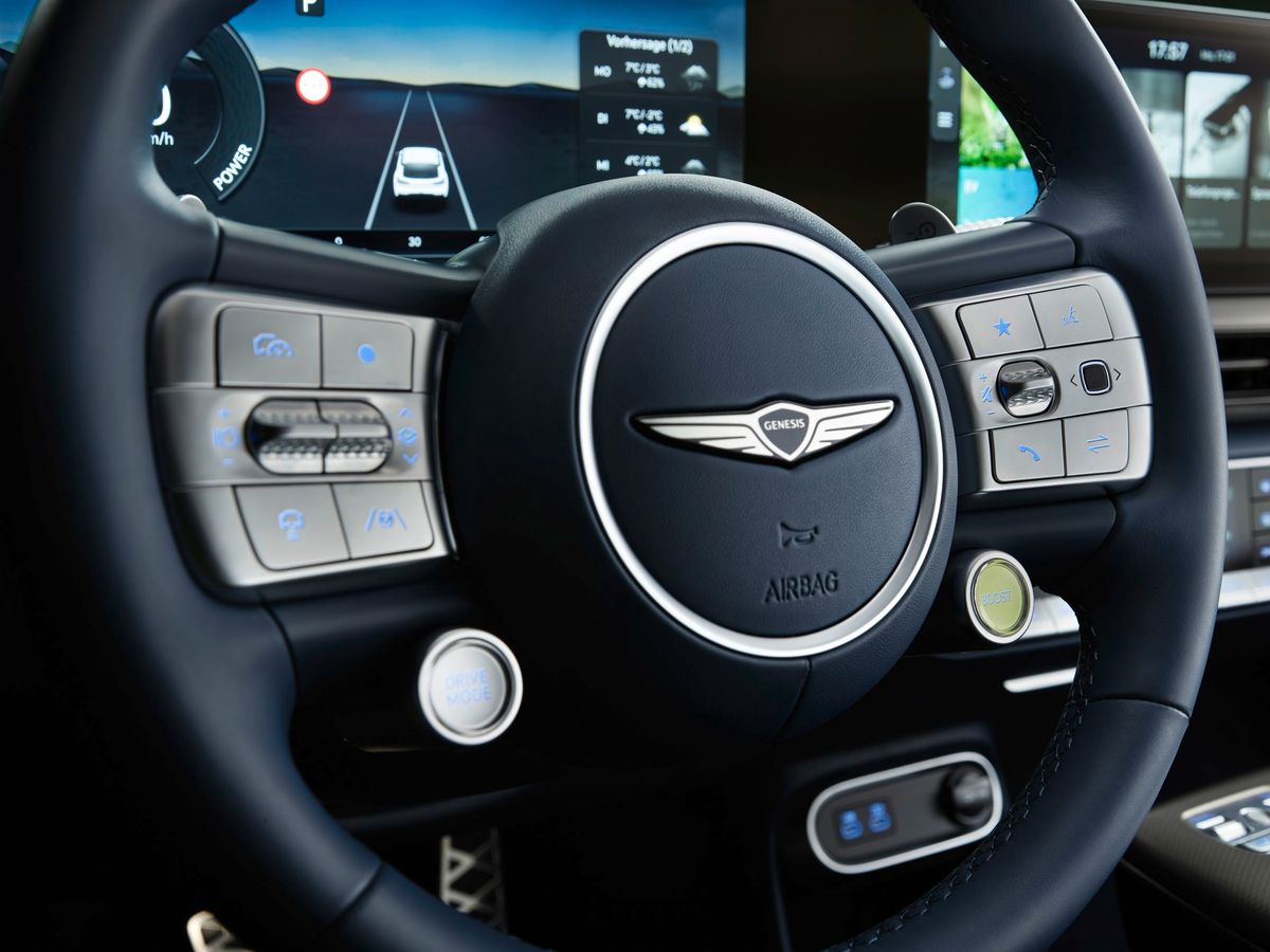 Genesis GV60 2021. Steering wheel. SUV 5-doors, 1 generation
