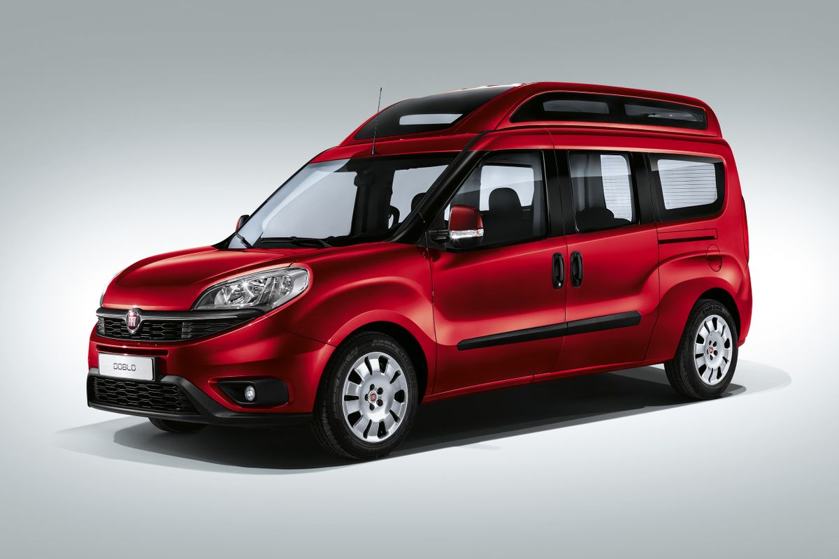 Fiat Doblo 2014. Кузов, экстерьер. Минивэн Лонг, 2 поколение, рестайлинг