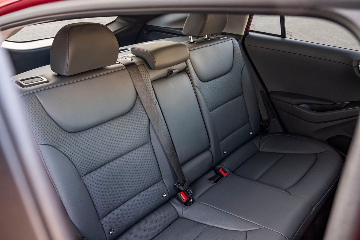 Hyundai IONIQ 2019. Rear seats. Hatchback 5-door, 1 generation, restyling