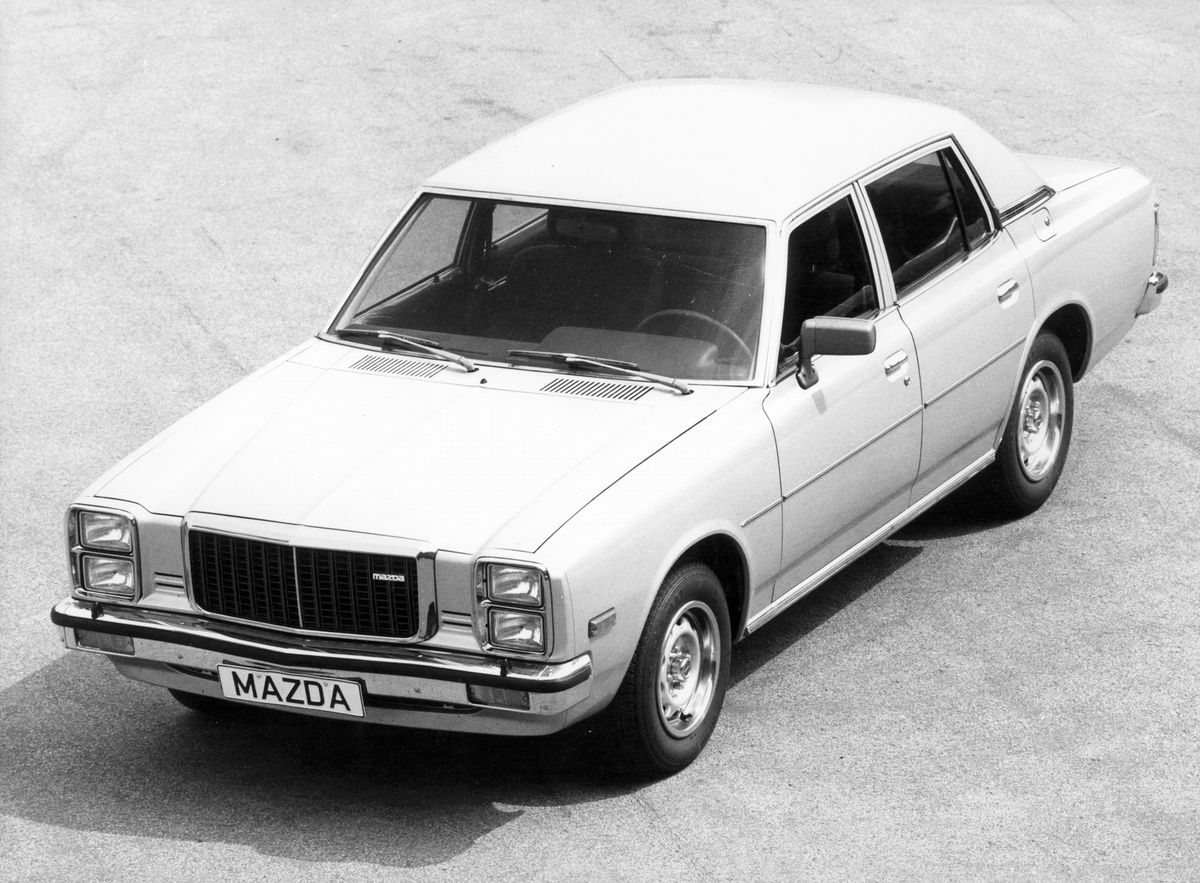 Mazda 929 1978. Carrosserie, extérieur. Berline, 1 génération, restyling