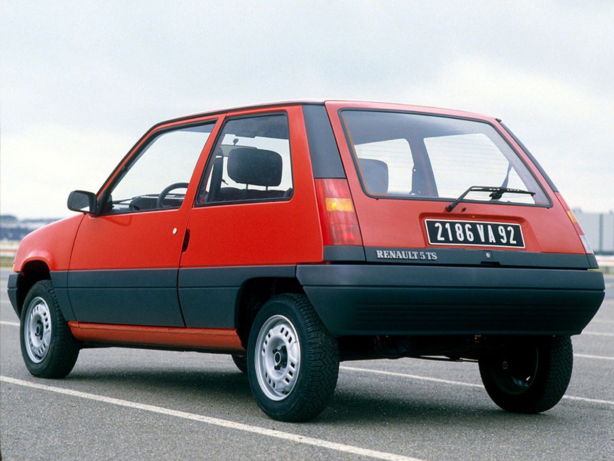 Renault 5 1984. Carrosserie, extérieur. Mini 3-portes, 2 génération