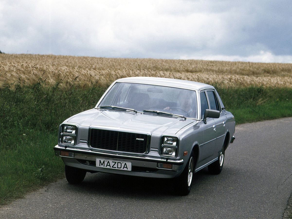 Mazda 929 1978. Carrosserie, extérieur. Berline, 1 génération, restyling
