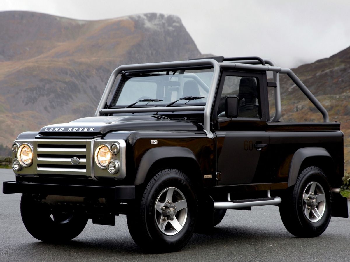 Land Rover Defender 2007. Bodywork, Exterior. SUV cabriolet, 1 generation, restyling