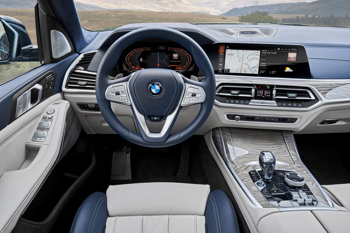 BMW X7 2018. Tableau de bord. VUS 5-portes, 1 génération