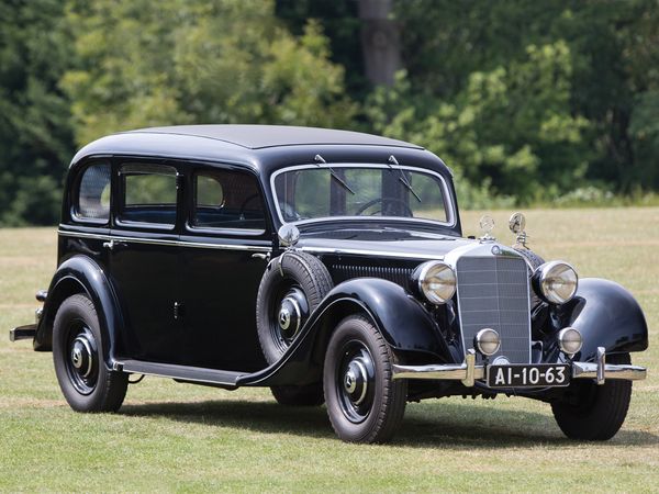 Mercedes-Benz W142 1937. Carrosserie, extérieur. Limousine, 1 génération