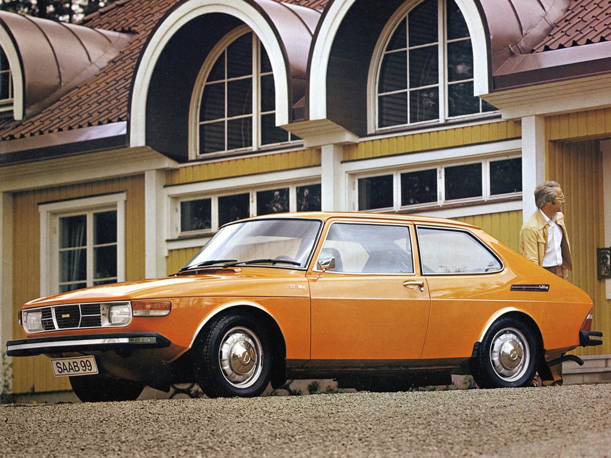 Saab 99 1967. Carrosserie, extérieur. Hatchback 3-portes, 1 génération