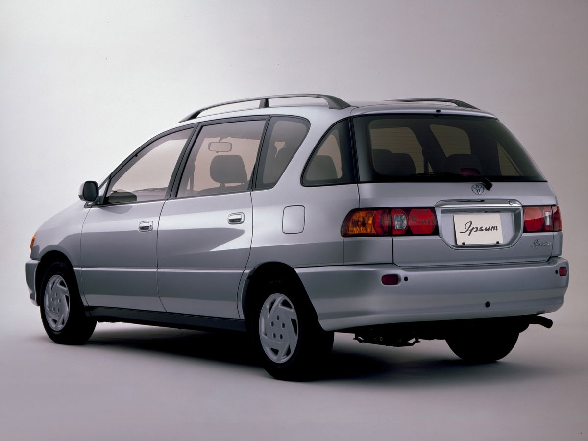 Toyota Ipsum 1996. Carrosserie, extérieur. Compact Van, 1 génération