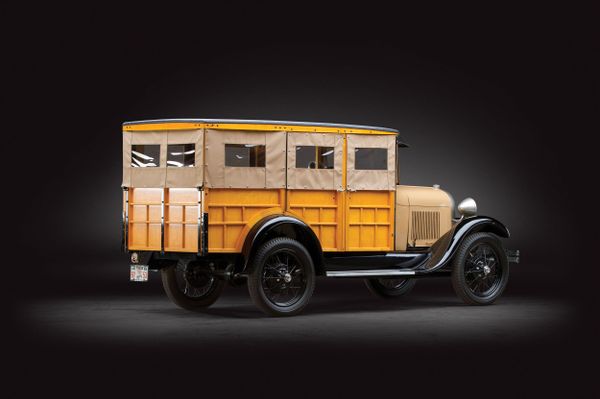 פורד דגם A ‏1927. מרכב, צורה. סטיישן 5 דלתות, 1 דור