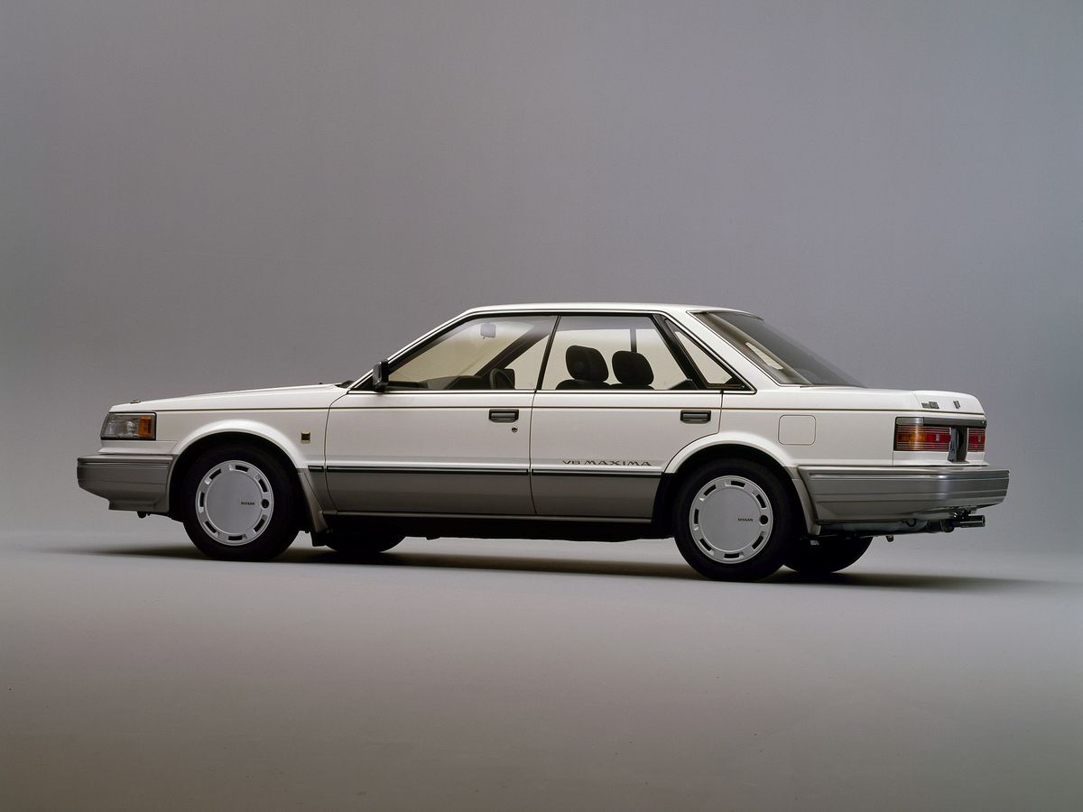 Nissan Bluebird Maxima 1986. Bodywork, Exterior. Sedan Hardtop, 2 generation, restyling
