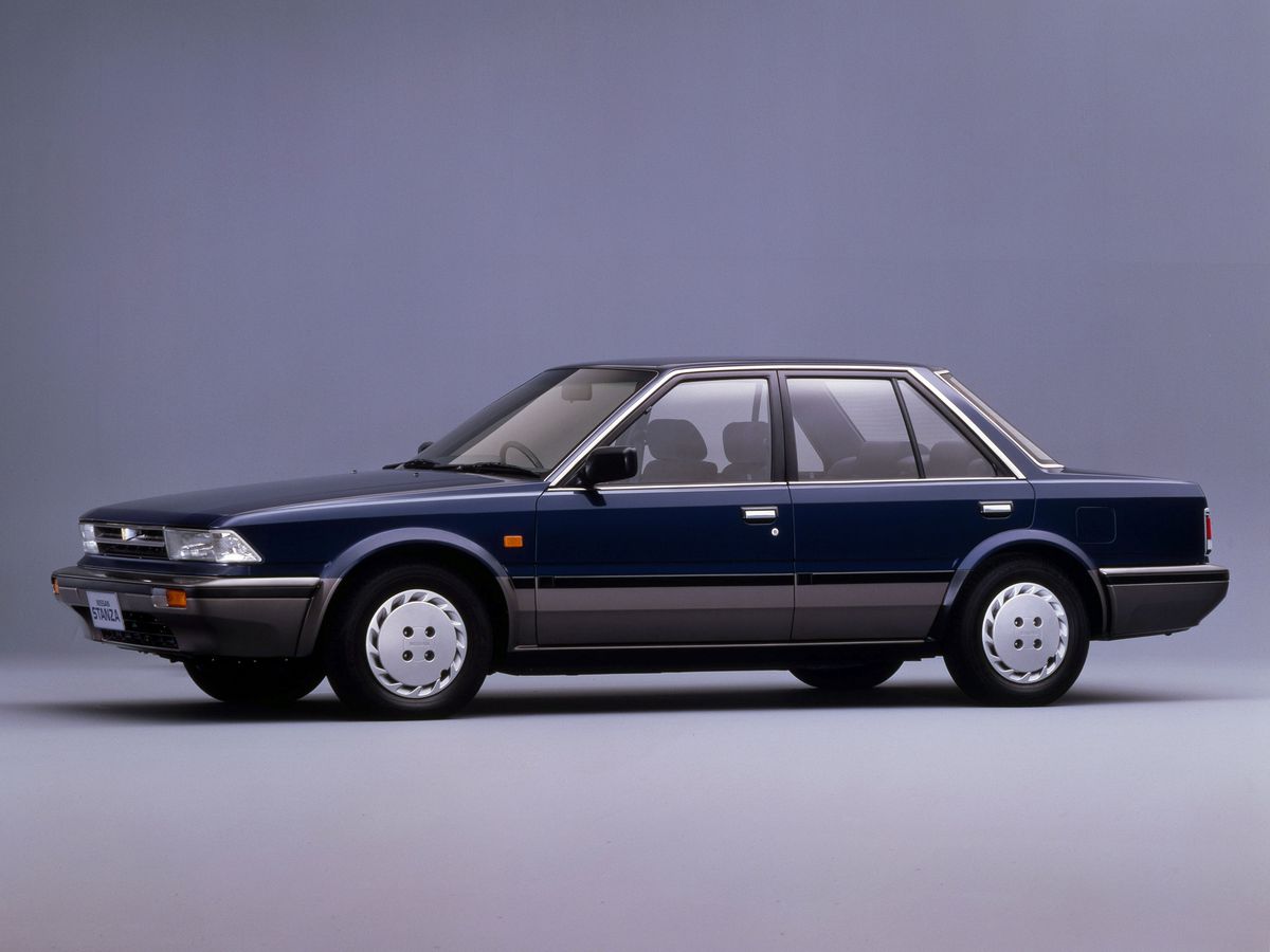 Nissan Stanza 1986. Carrosserie, extérieur. Berline, 2 génération