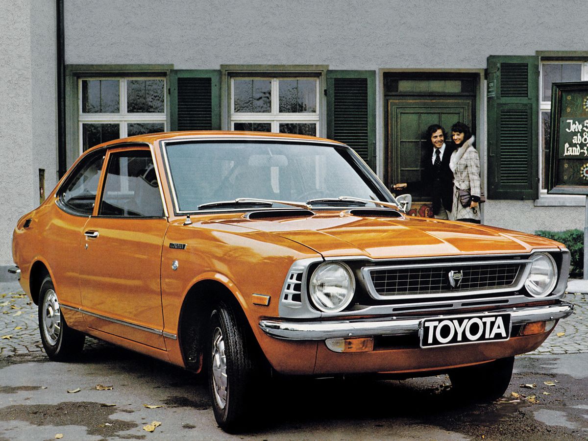 טויוטה קורולה ‏1970. מרכב, צורה. קופה, 2 דור