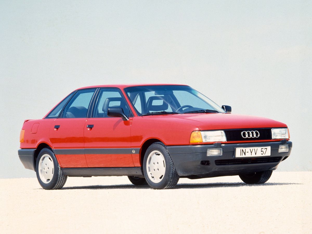 Audi 80 1986. Carrosserie, extérieur. Berline, 3 génération