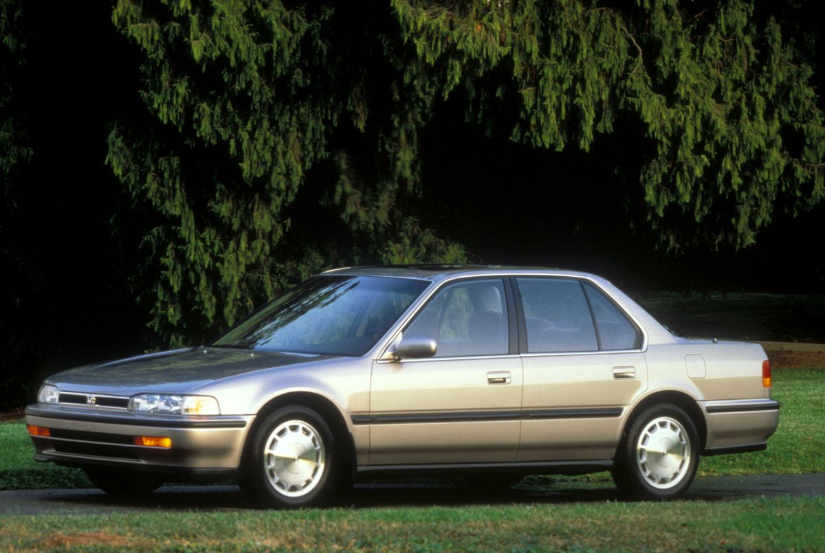 Хонда Аккорд (США) 1991. Кузов, экстерьер. Седан, 4 поколение, рестайлинг