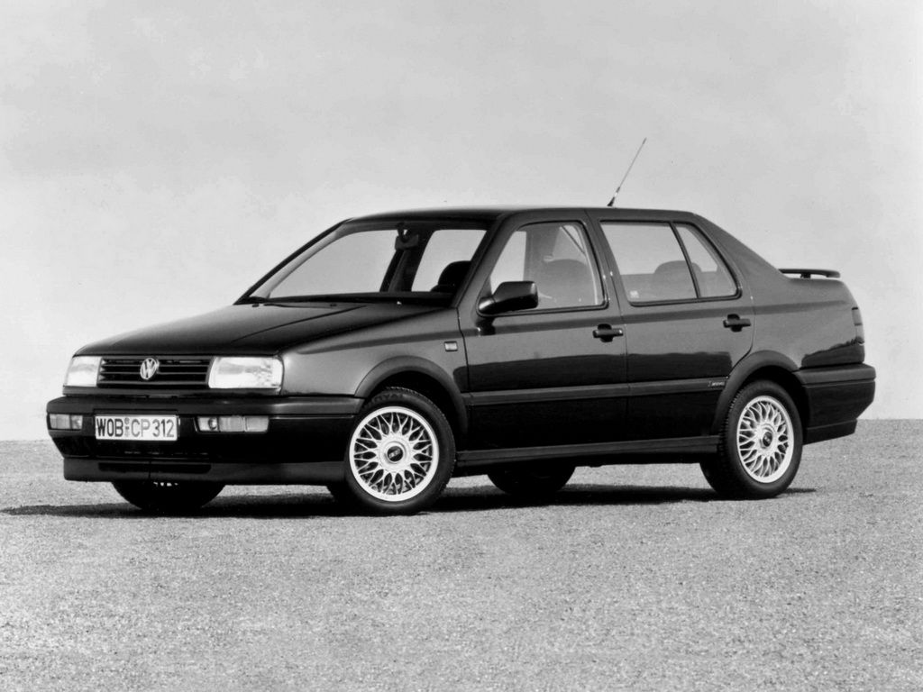 Volkswagen Vento 1991. Carrosserie, extérieur. Berline, 1 génération