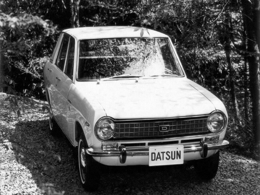 Nissan Sunny 1966. Carrosserie, extérieur. Berline, 1 génération