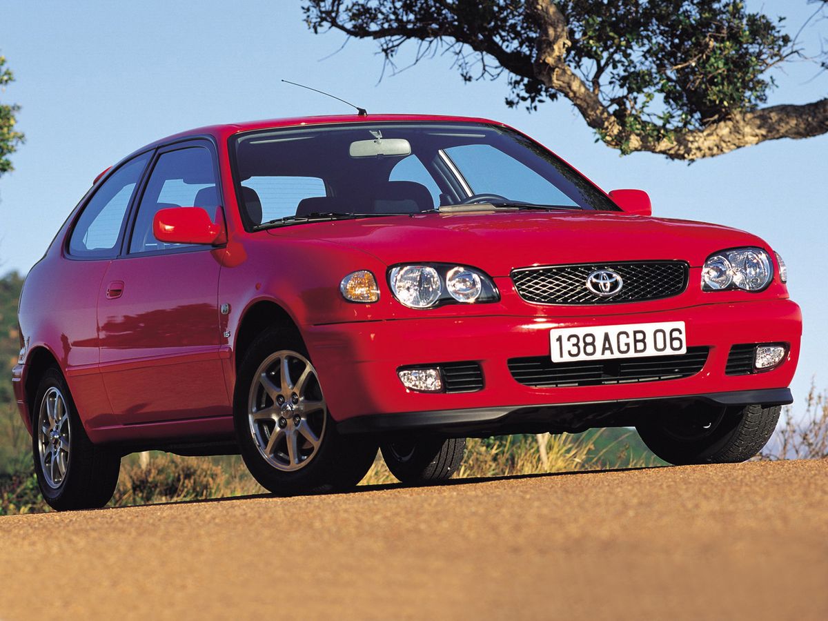 Toyota Corolla 1999. Bodywork, Exterior. Hatchback 3-door, 8 generation, restyling