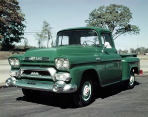 GMC 100 1955. Carrosserie, extérieur. 1 pick-up, 2 génération