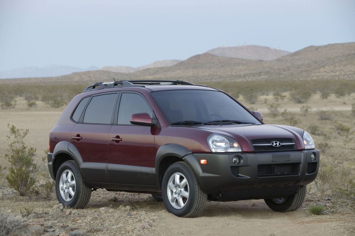 Hyundai Tucson 2004. Carrosserie, extérieur. VUS 5-portes, 1 génération