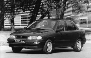 Kia Sephia 1994. Bodywork, Exterior. Sedan, 1 generation, restyling