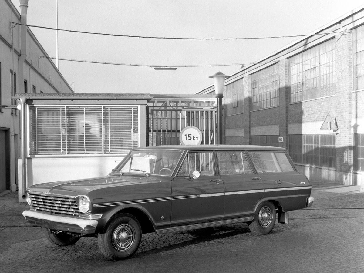 Chevrolet Nova 1965. Carrosserie, extérieur. Break 5-portes, 2 génération