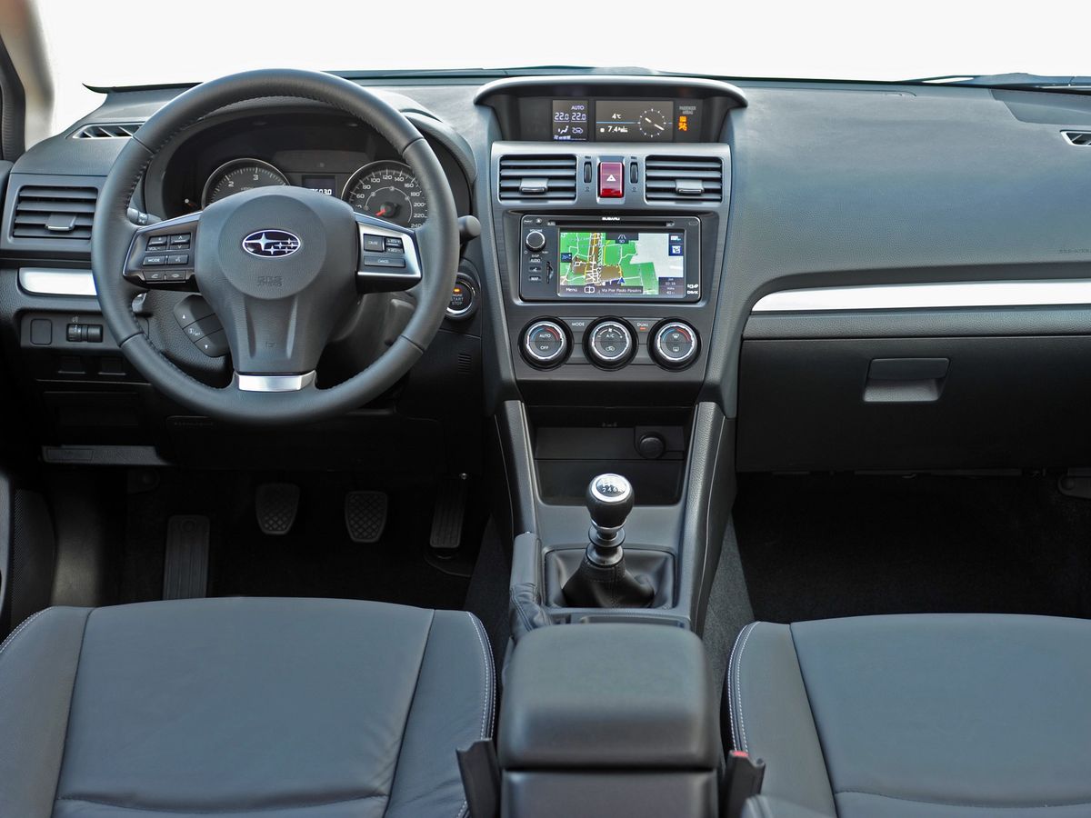 Subaru XV 2011. Front seats. SUV 5-doors, 1 generation