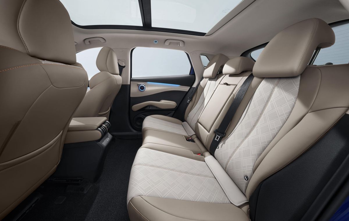 BYD Atto 3 2026. Задние сидения. SUV 5 дв., 1 поколение, рестайлинг 2