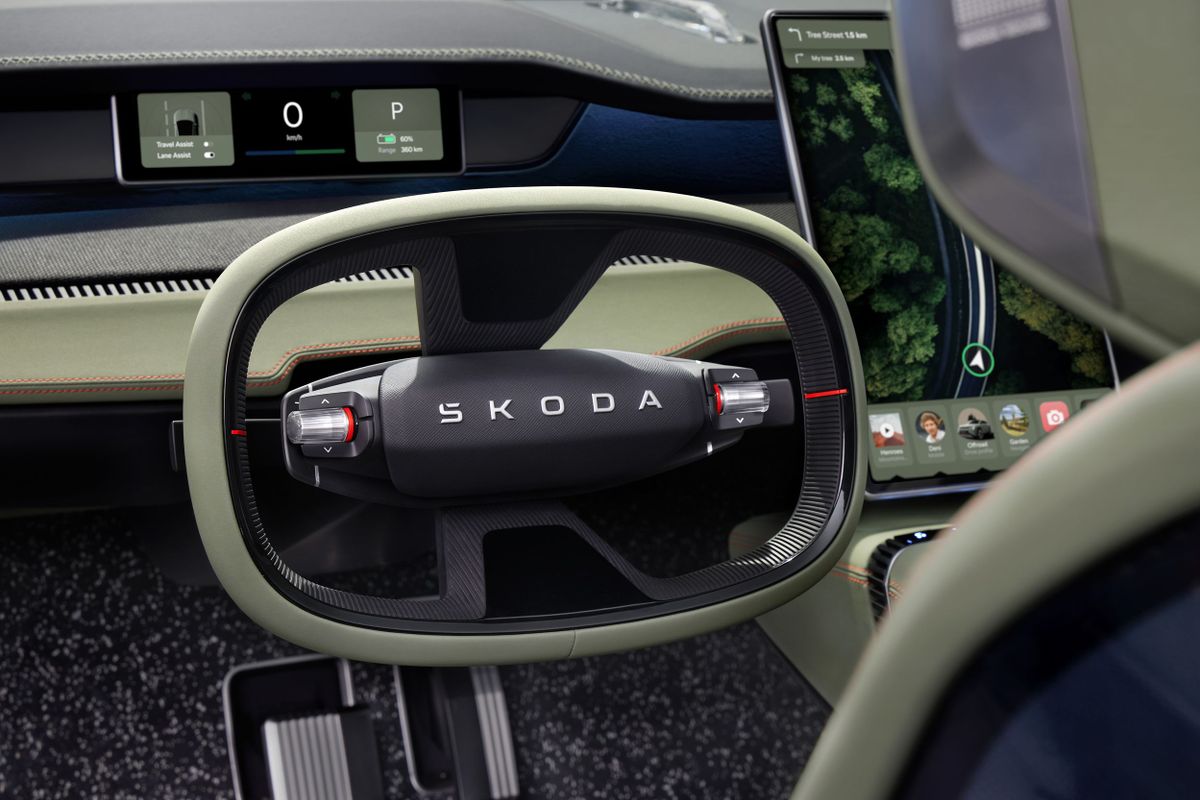 Skoda. Руль.