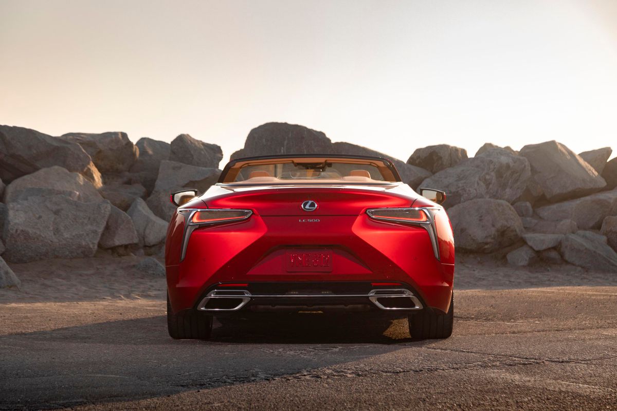 Lexus LC 2024. Кузов, экстерьер. Кабриолет, 1 поколение, рестайлинг 1