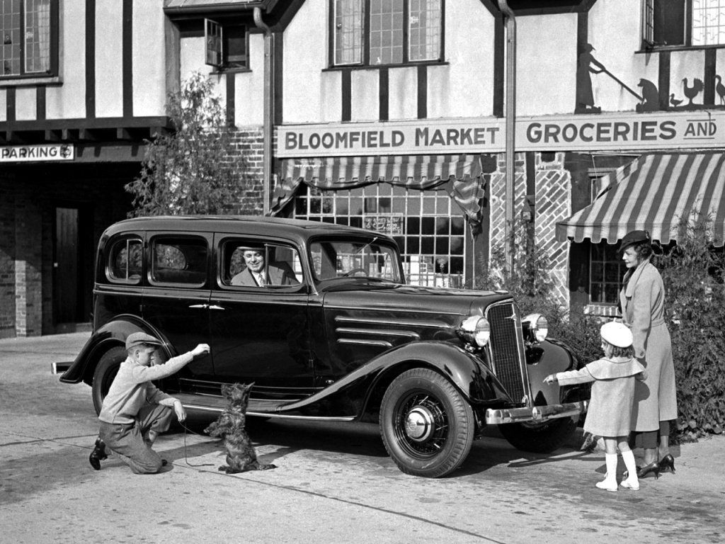 Chevrolet Master 1933. Carrosserie, extérieur. Berline, 1 génération
