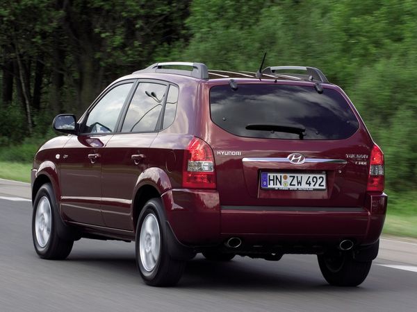 Хундай ix35 2004. Кузов, экстерьер. Внедорожник 5 дв., 1 поколение