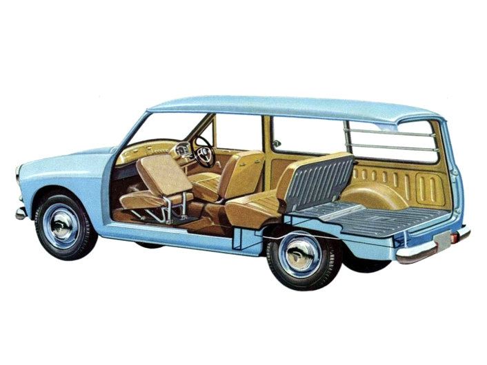 Toyota Corona 1957. Interior. Estate 3-door, 1 generation