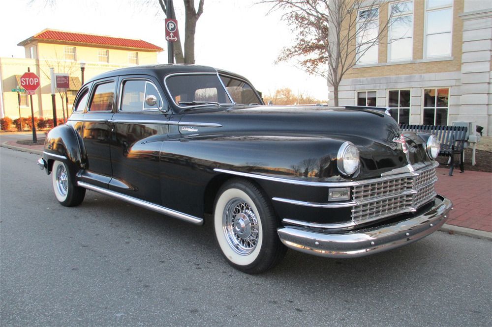 Chrysler New Yorker 1946. Carrosserie, extérieur. Berline, 2 génération